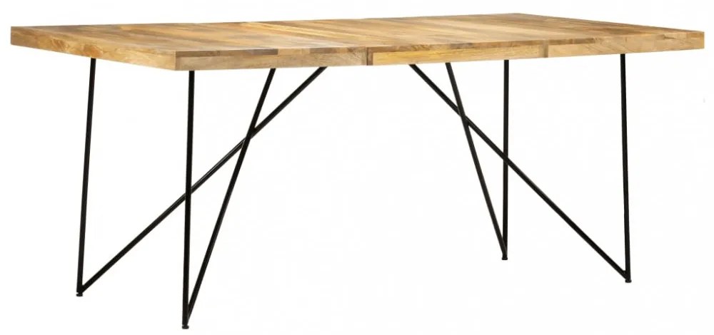 tömör mangófa étkezőasztal 180 x 90 x 76 cm