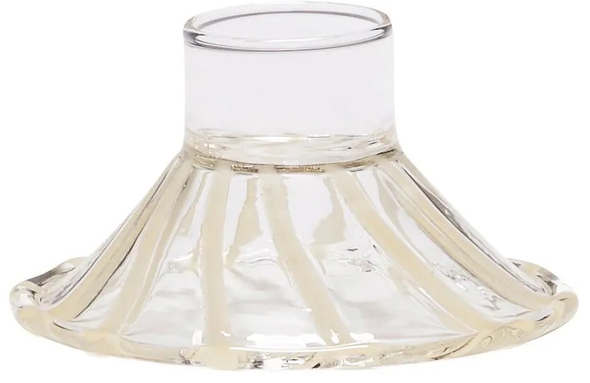 Üveg gyertyatartó Heir – Hübsch