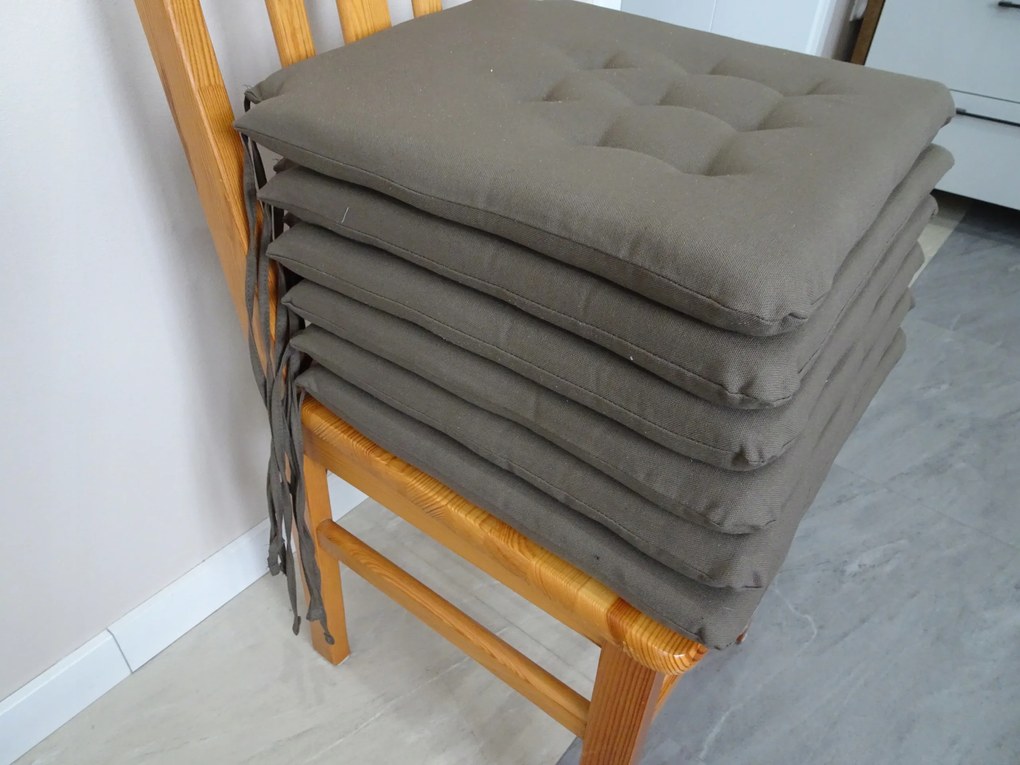 Stockholm típusú székpárna szett 6 db-os Barna szín