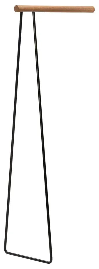 Fekete acél ruhatartó állvány 65x150x45 cm – LIND DNA