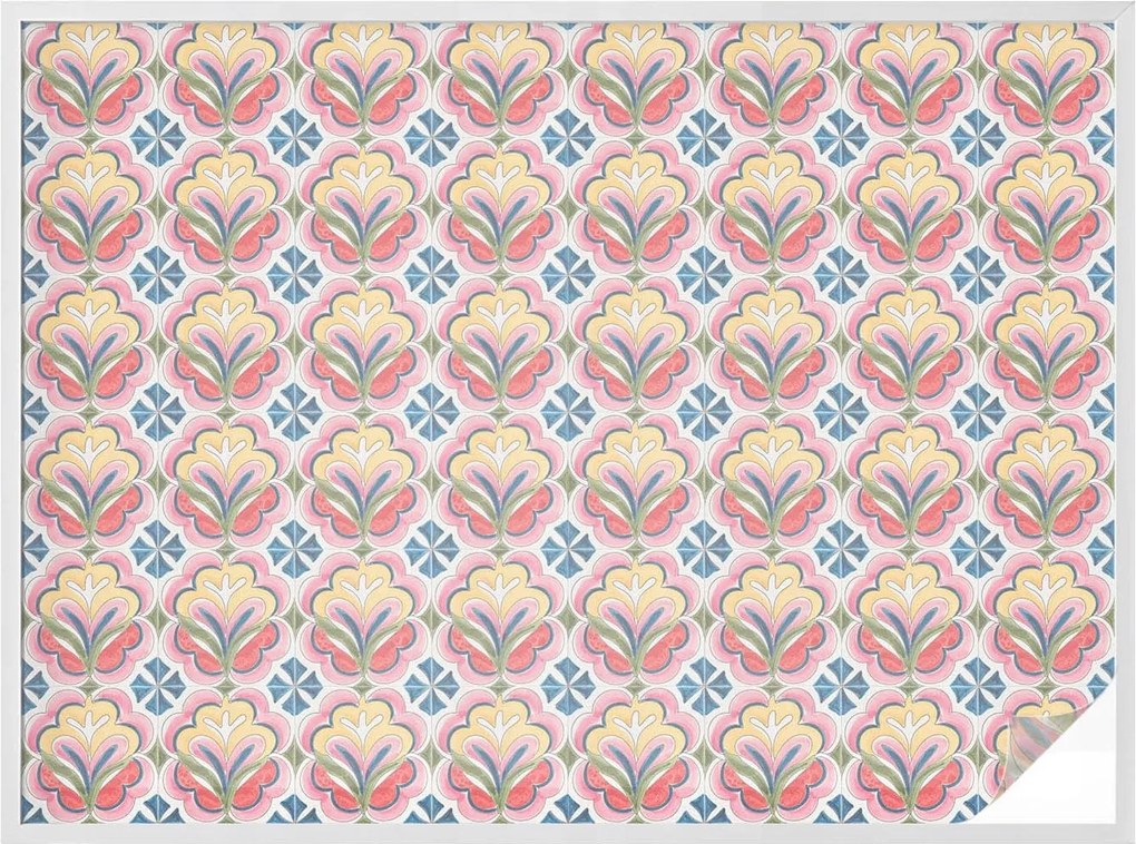 Öntapadós szélvédő furnér Adatvédelem Virágos minták 200x146