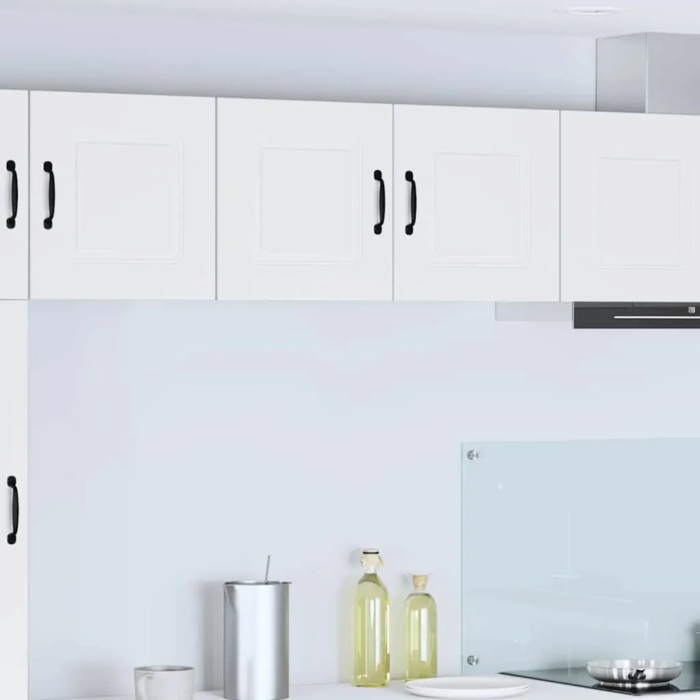 Fali konyhaszekrény polcokkal Fehér 80 x 31 x 40 cm Faanyag