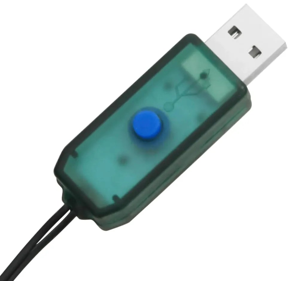 megvilágított műkarácsonyfa 60 LED-del 120 cm