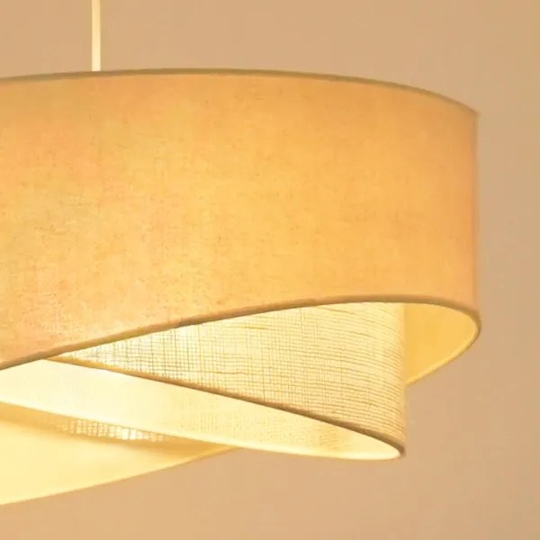 Brilagi - LED Csillár zsinóron LYRA 1xE27/15W/230V krémes