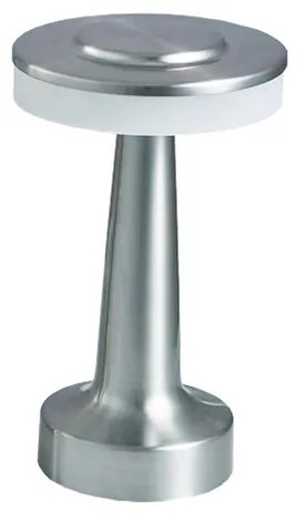 Lámpa Asztali Monum, 3W, 200lm, DC 5V, 1A,3000 K, 3 fokozatú fényerő, akkumulátor 1800 mAh, szürke