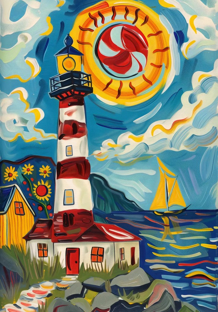 Poszter 70x100cm Élő kikötő