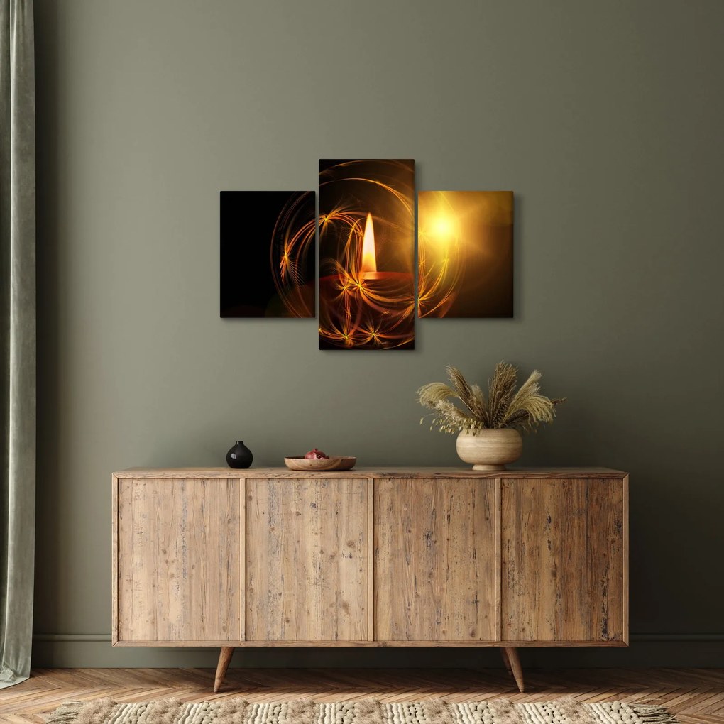 Gyertya képe (90x60 cm)