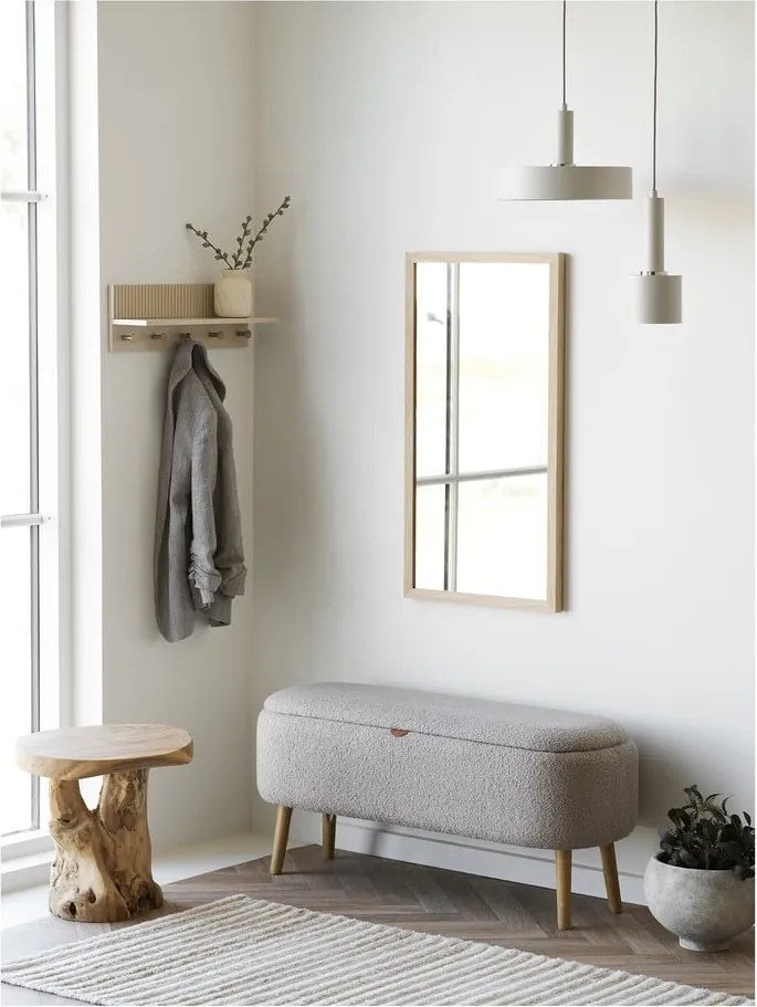 Teakfa kerek tárolóasztal ø 40 cm Palena – House Nordic