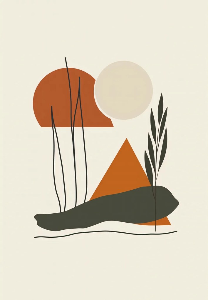 Poszter 68x98cm Bézs tekintet