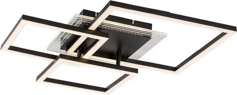 RÁBALUX 71371 OTTAVIA Modern LED Mennyezeti Lámpa Fekete IP20