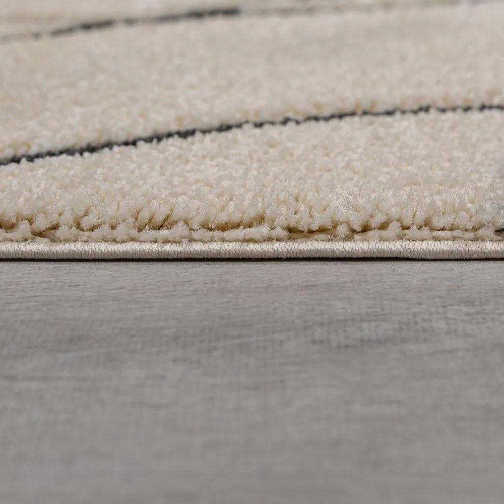 Krémszínű szőnyeg 160x230 cm Flow – Flair Rugs