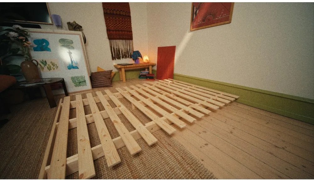 Roots barnásbézs kinyitható kanapé 140 cm - Karup Design