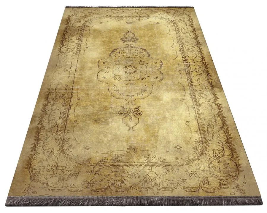 Arany szőnyeg keleti mintával Szélesség: 80 cm | Hossz: 150 cm