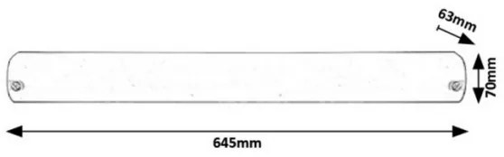 Rabalux 2348 - LED Pultmegvilágító ARCHIE LED/14,5W/230V