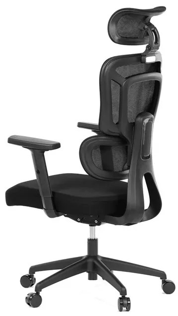 Kancelářská židle, synchronní mechanismus, černá síťovina, KA-Y358 BK