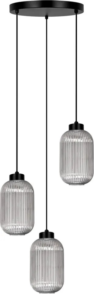 KAJA K-5755 SILVA Szürke Színű Függeszték 1xE27 15W IP20