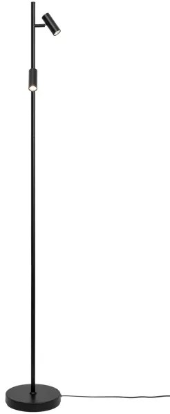 Nordlux - LED Dimmelhető állólámpa OMARI 2xLED/3,2W/230V fekete