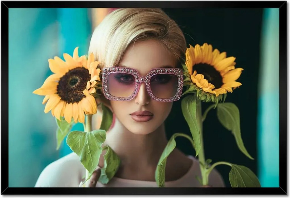 Poszterek keretben 60x40 Virágok