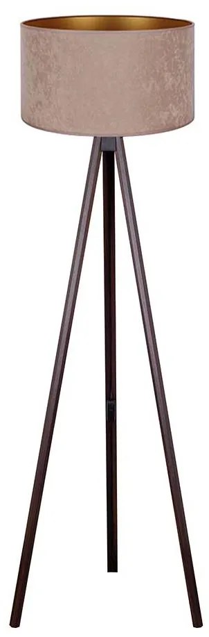 Brilagi Brilagi - Állólámpa VELVET 1xE27/60W/230V wenge/bézs BG0419