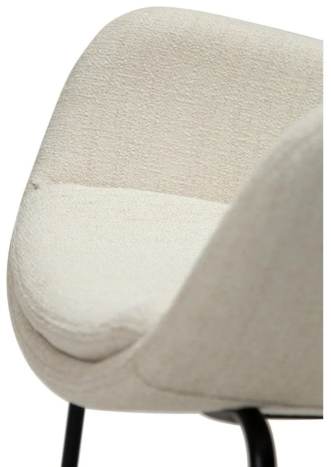 Krémszínű buklé fotel Zimmer – DAN-FORM Denmark