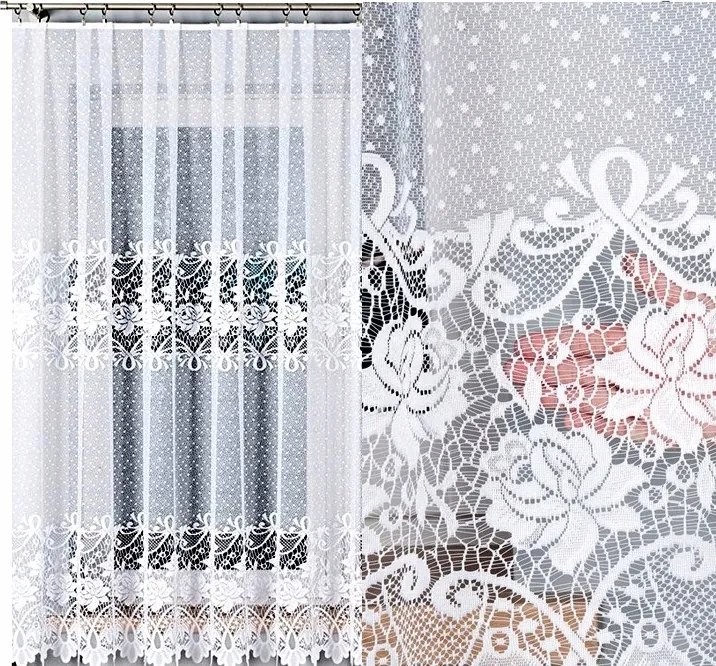 Jacquard függöny Demetria 500x180cm egyenes (kész) szegéllyel