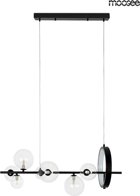 KING HOME MSE010100285 ALURE Többágú Függesztett Lámpa Fekete G9 IP20