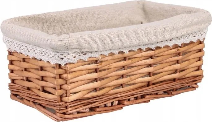 Fonott Kosár Fiók Anyaggal 25x15x10 cm
