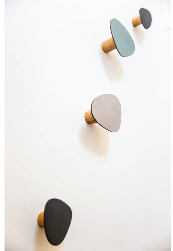 Szürkészöld fali acél akasztó Dot L Nupo – LIND DNA