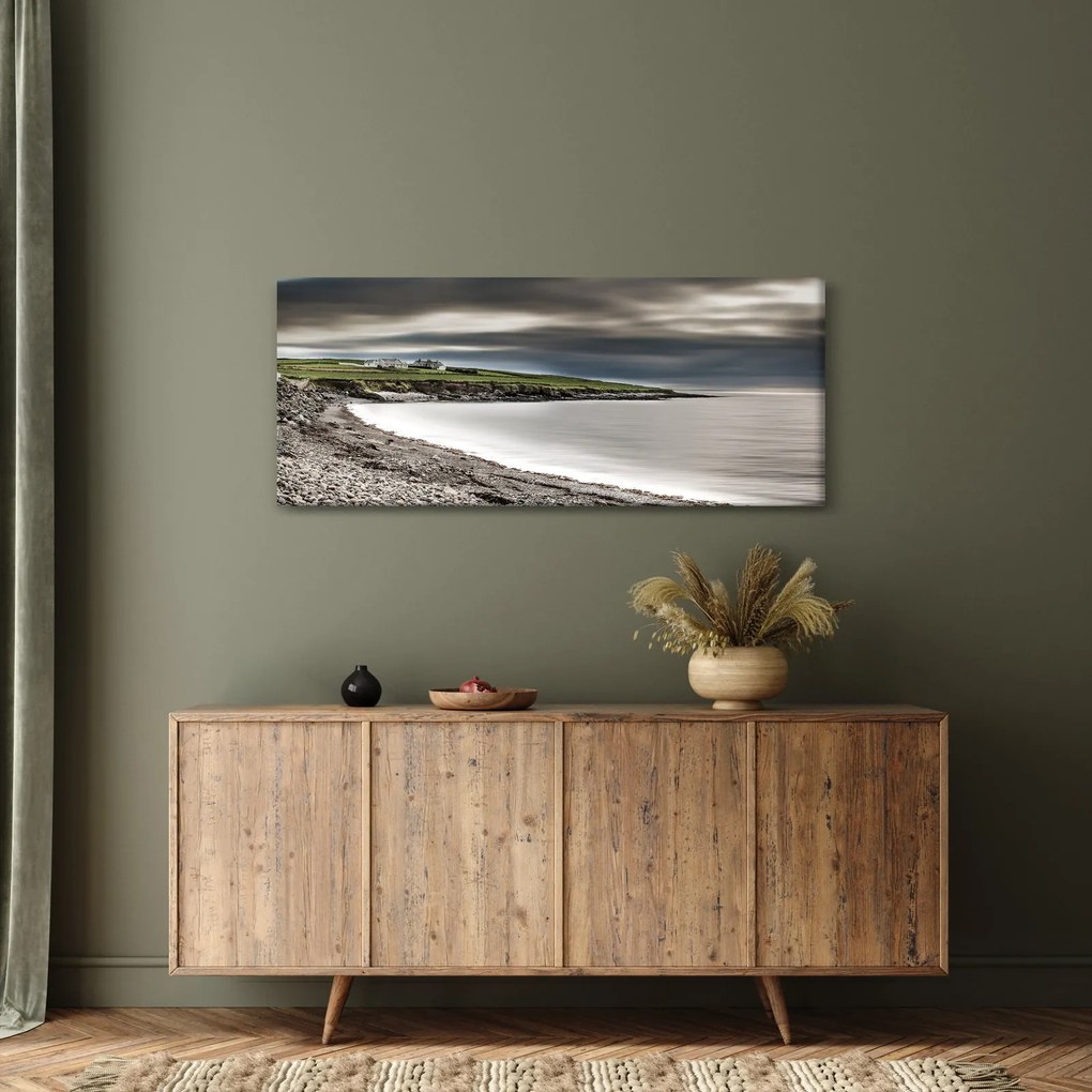 Tó a homályban képe (120x50 cm)