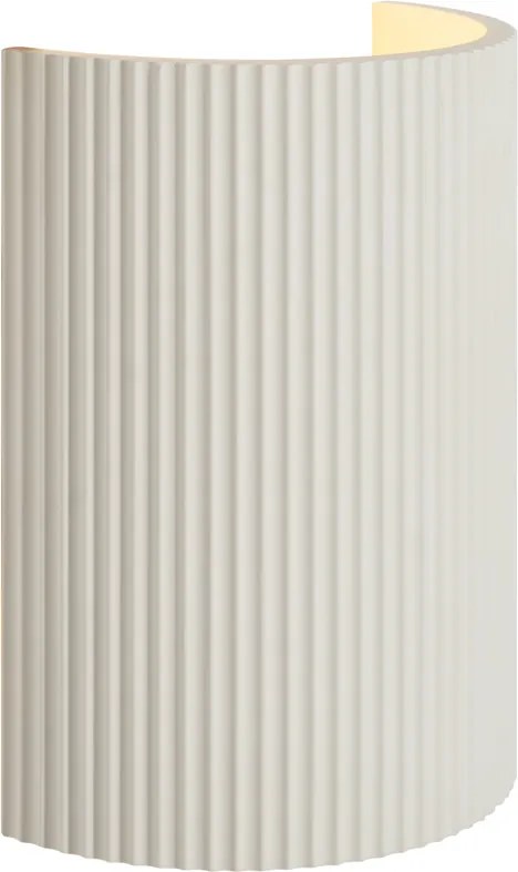 Skandináv fali lámpa bézs ovális - Plaster