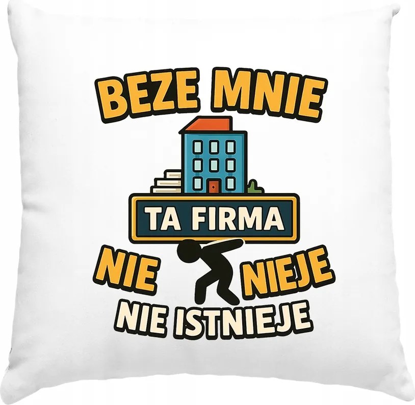 Ajándék párna a munkatárs vezetőjének, fekete