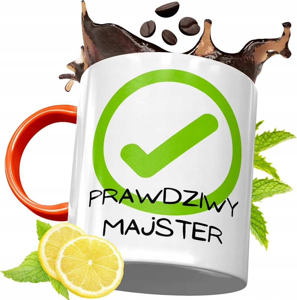 Narancssárga Bögre Építő Szakember Barkácsolónak, fényképes nyomattal