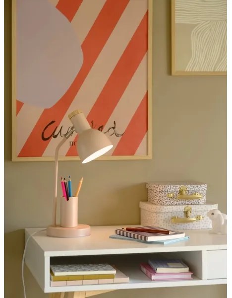 Nordlux - Asztali lámpa DEVONE 1xE27/15W/230V rózsaszín