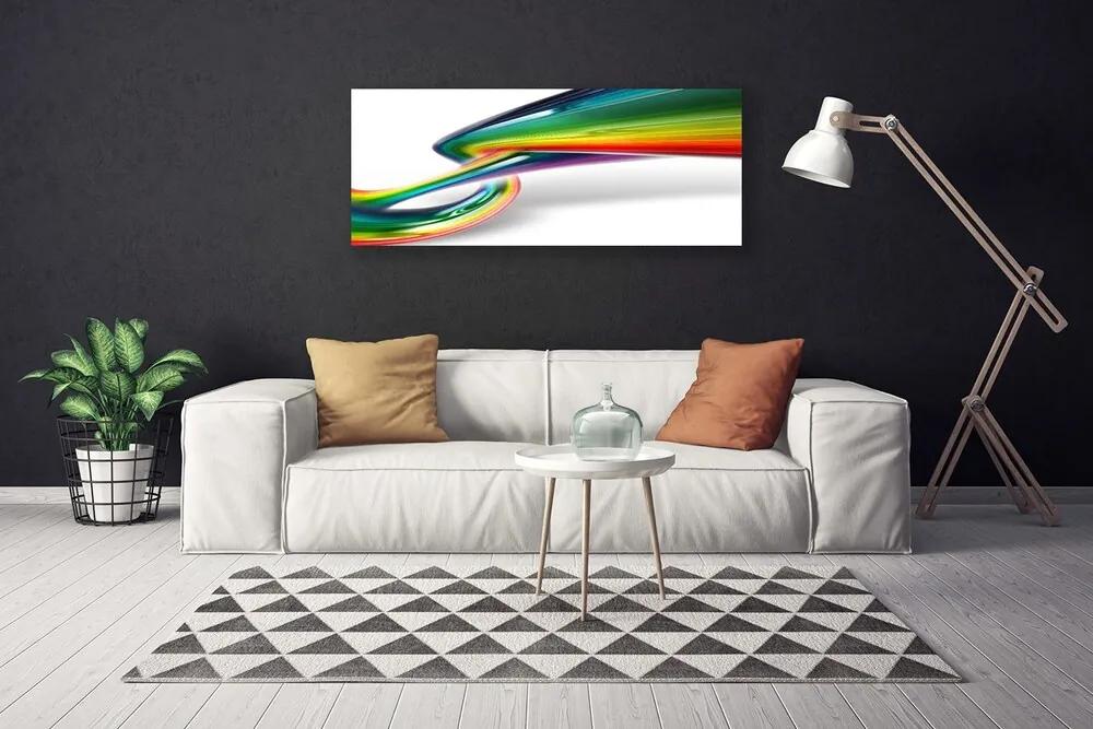 Vászonfotó Abstract Rainbow Art 125x50 cm