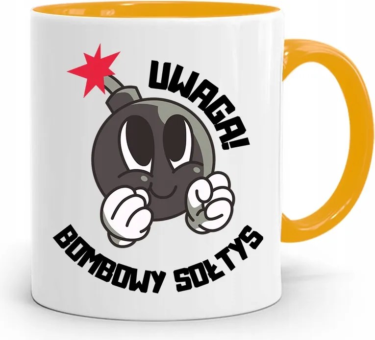 Soltys Bögre Sárga Bomba Soltys Ajándék fényképes nyomtatással