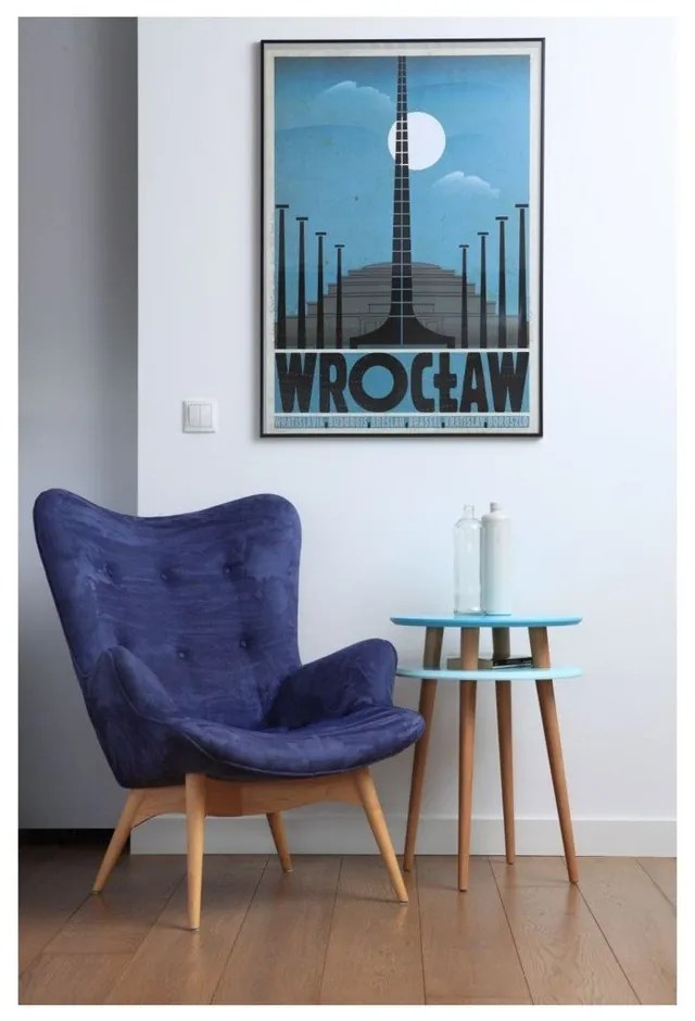 UFO grafitszürke dohányzóasztal, ⌀ 45 cm - Ragaba