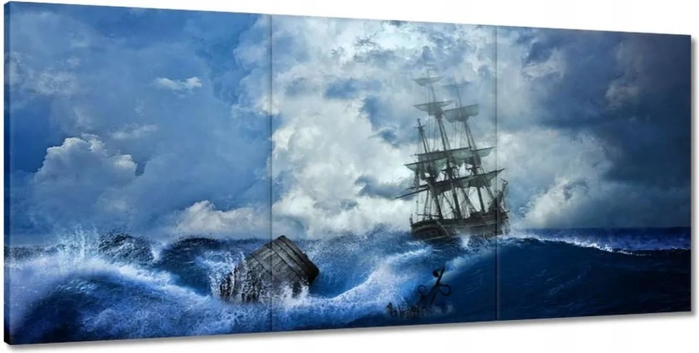 Képek 210x100 Vihar Tenger Hajó Tájkép