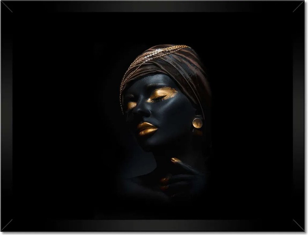 Poszterek keretben 40x30 Arany smink