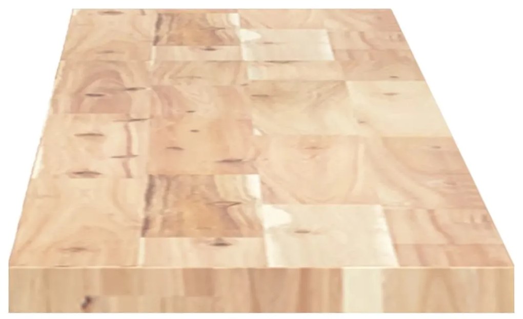 2 db kezeletlen tömör akácfa függőpolc 140 x 20 x 2 cm