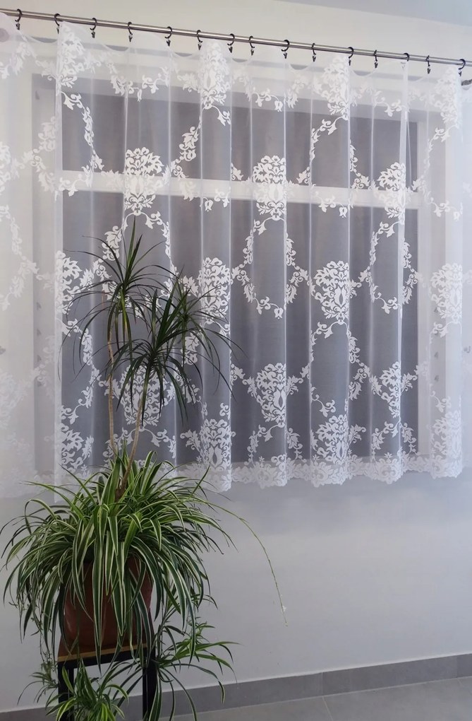 Mg Függöny 32205 Fehér 300x160cm Bt szegélyezett lengyel