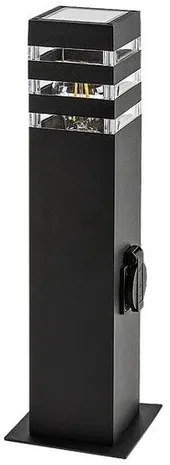Rabalux 77122 Ankara kültéri oszlop konnektorral E27, 1x max. 12W, IP44