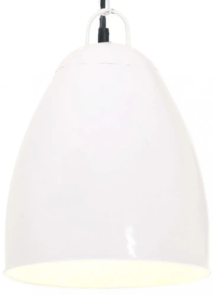 kerek fehér ipari függőlámpa 25 W 32 cm E27