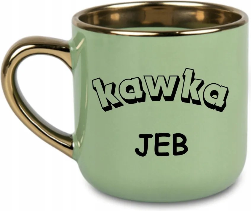 Elegáns bögre Kávé Jeb születésnapi ajándék Kávé 400 Zöld