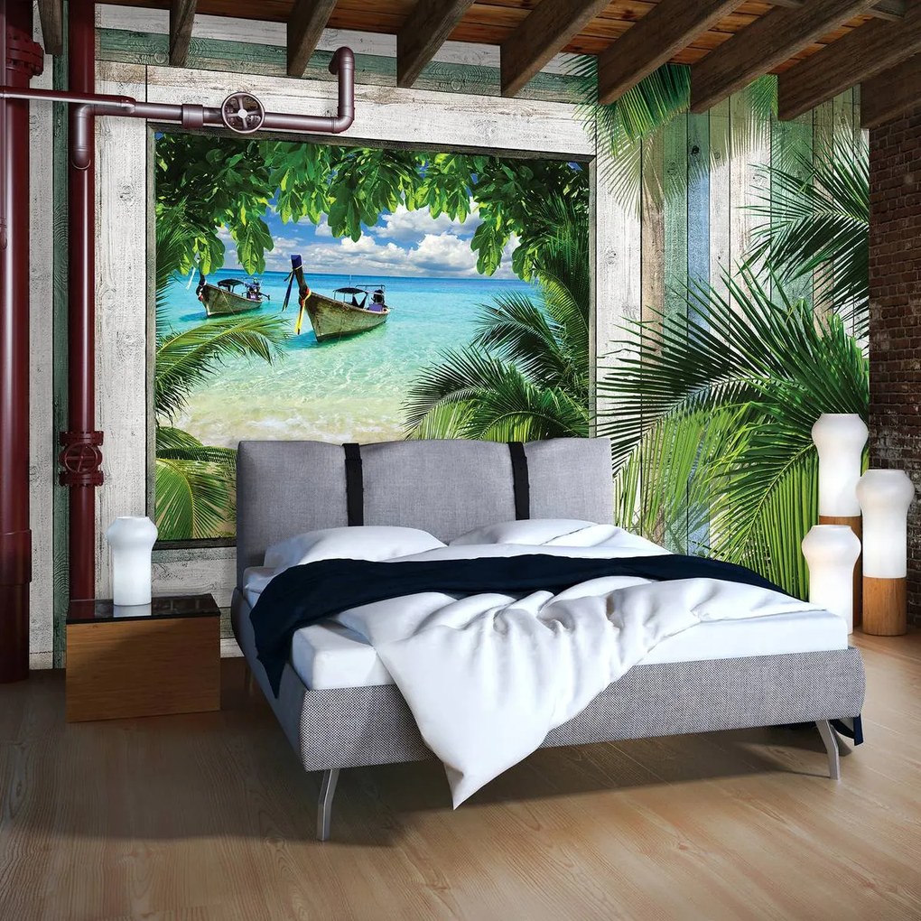 Fotótapéta - Strand, tenger, homok (152,5x104 cm)