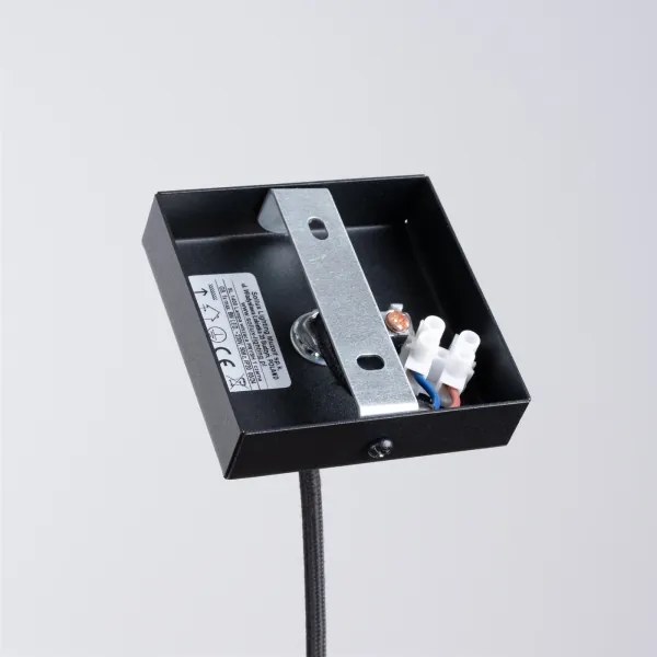 Sollux SL.1400 - Csillár zsinóron PRYSM 1xG9/8W/230V fekete