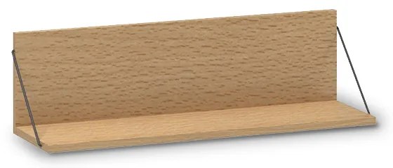 Függesztett polc 80 x 23 x 23 cm, bükkfa