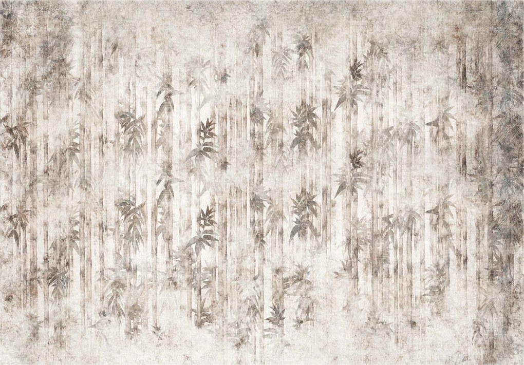 Tapéta Bambusz levelek háttér vinil 416x254 finom nyugodt elegáns +ragasztó