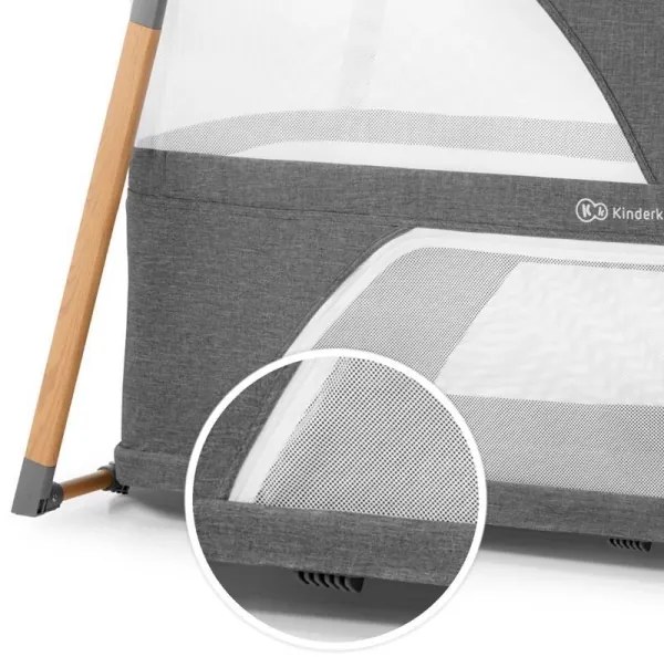 KINDERKRAFT - Utazó kiságy 4in1 SOFI szürke