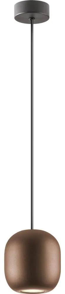 Redo 01-3479 - Csillár zsinóron BOOM 1xGU10/10W/230V átm. 12 cm barna