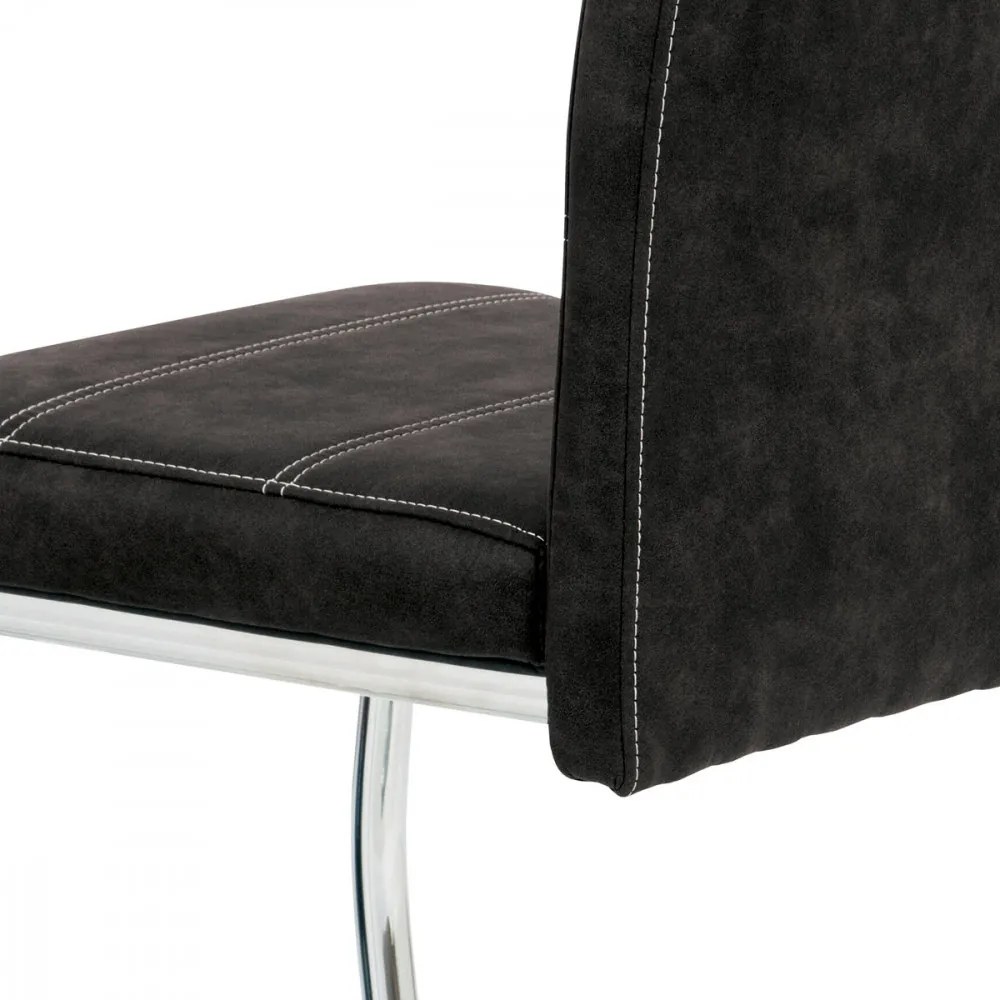 Scaun modern cu baza Sled Culoare negru Hc-483